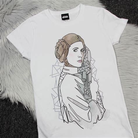 Womens Fifth Sun X Star Wars Princess Leia Art T Shirt ⭐️the Kessel