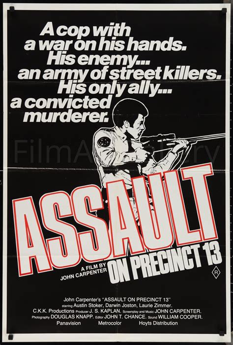 Assault On Precinct 13 Vintage John Carpenter Movie Poster