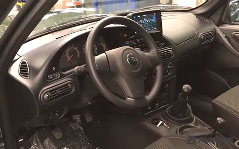 The Interior Of The New Lada Niva Travel Was Shown On Video Autonews