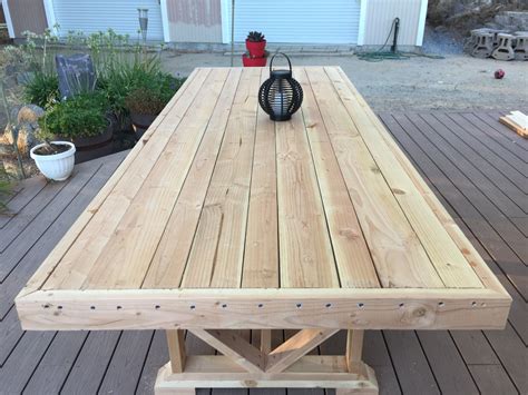 How To Build An Outdoor Dining Table Image To U