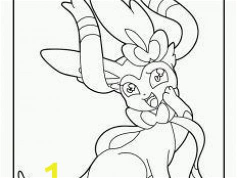Pokemon Xy Printable Coloring Pages Sylveon Coloring Page In 2020