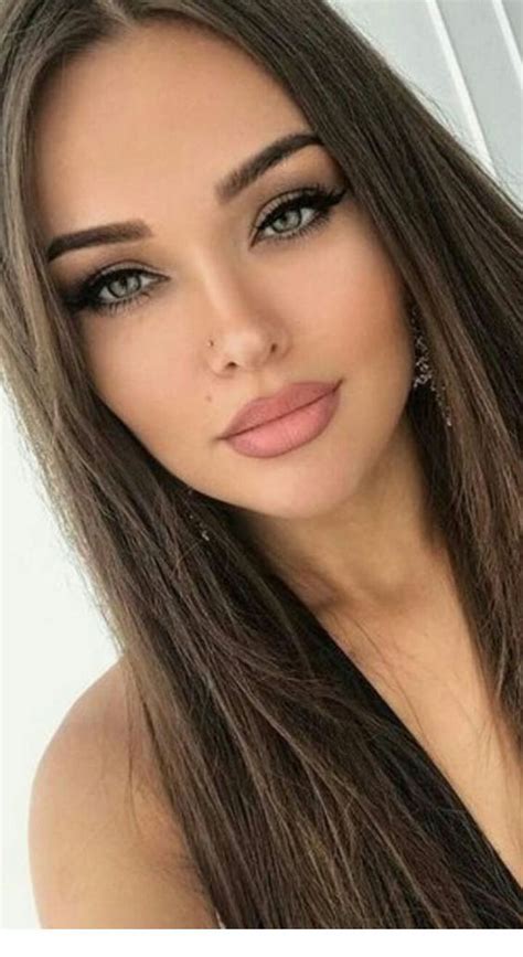 Lovely Brown Hair Color And Natural Look Inspiring Ladies Brunette Beauty Pretty