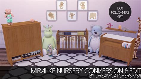 Lana Cc Finds Miralke Nursery Conversion Ts4 Room Sets Nursery
