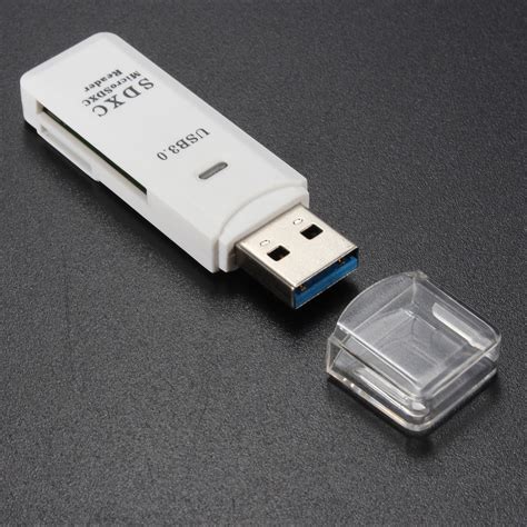 USB 3.0 Micro SD MicroSD & SD / SDHC / SDXC TF Memory Card Reader ...