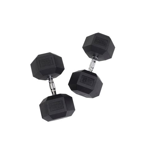 Sdr85 85 Lb Rubber Coated Hex Dumbbell Body Solid