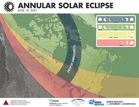 It was visible in northern canada, the arctic. Universe | Annular Solar Eclipse 2021