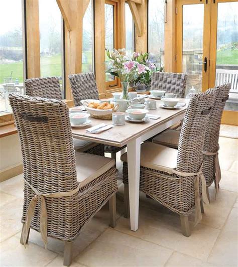 Our huge selections of indoor rattan and wicker living room sets will amaze you. Indoor Wicker Dining Room Chairs Project Awesome Images Of ...