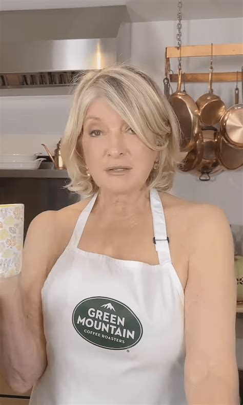 Martha Stewart 81 Goes Topless To Promote Coffee Brand Hot
