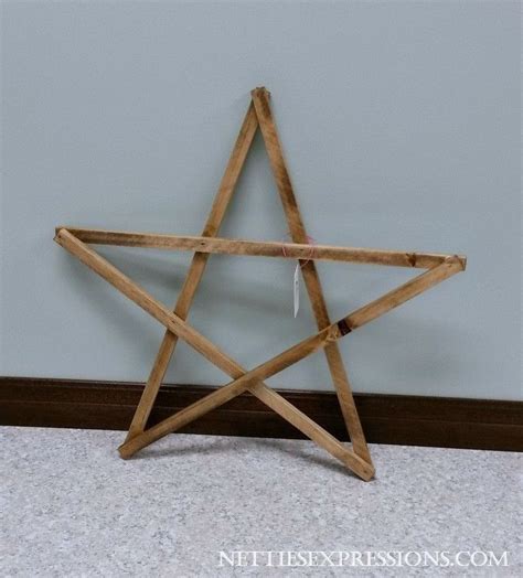 Rustic Wooden Star Medium Wooden Stars Rustic Wooden