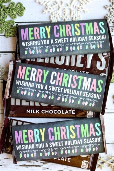 Merry christmas, and may your christmas be white! Merry Christmas Candy Bar Wrappers