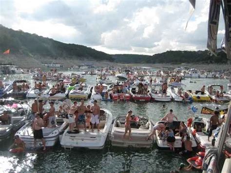 Partying On The Lake Lake Party Cove Lake Travis