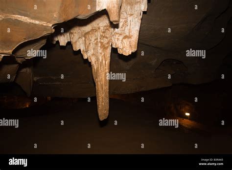 Large Stalactite At Echo Caves South Africa Stock Photo Alamy