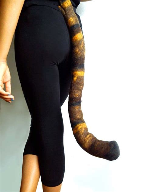 Cat Tail Fancy Dress Burning Man Festival Costume Tail Long Wired