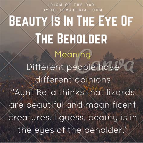 Beauty Is In The Eye Of The Beholder Quote Origin Shortquotes Cc