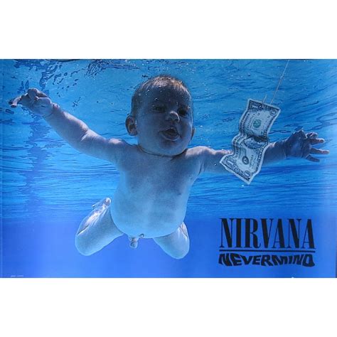 Nirvana Nevermind Poster 36 X 24 Rock Music Kurt Cobain Dave Grohl