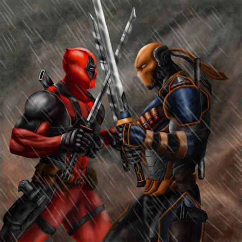 Deadpool Vs Deathstroke By Satriovikri On Deviantart