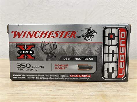 Winchester Super X 350 Legend 180gr Power Point Box Of 20 Shark