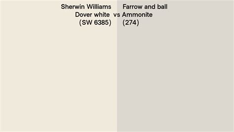 Sherwin Williams Dover White Sw 6385 Vs Farrow And Ball Ammonite 274