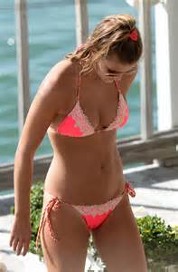 nina agdal wearing bikini at a poolside in miami gotceleb my xxx hot girl