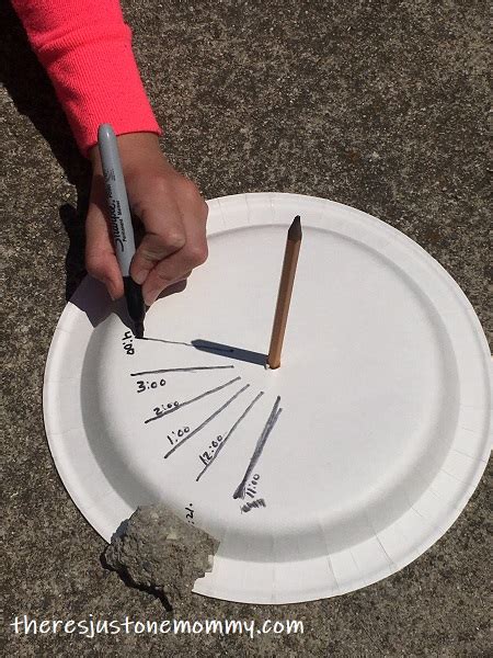 Paper Plate Sundial Stem Activity Theres Just One Mommy