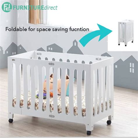 1780 Space Saving Foldable Baby Cot My