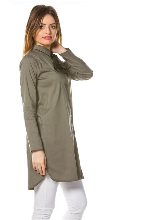 Check spelling or type a new query. Chemise longue fluide femme - Chapka, doudoune, pull ...