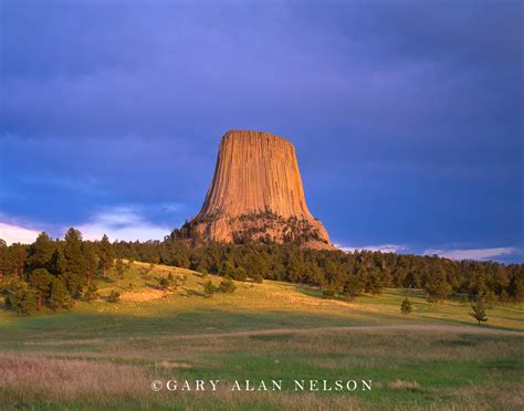 Clouds Over Devils Tower Devils Tower National Monument Wyoming