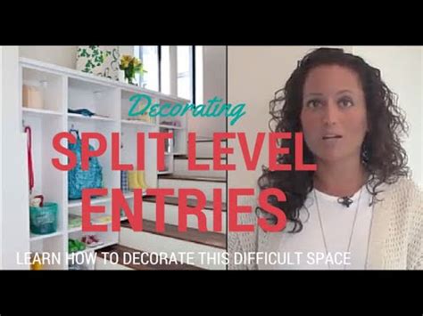 The fact is that decorating this space is not as easy as it may. Decorating a Split Level Foyer - YouTube