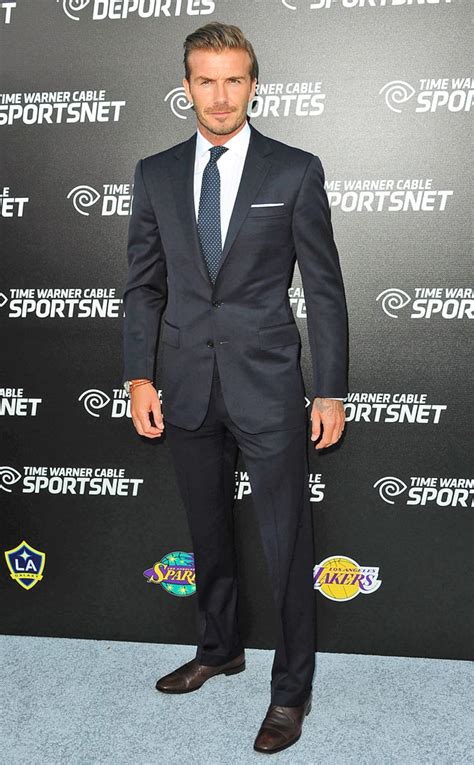 David Beckham In A Suit Dapper As Always
