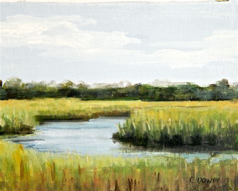 Low Country Marsh Landscape Painting