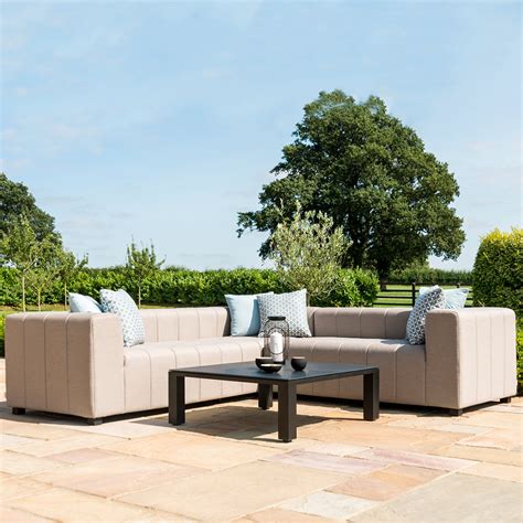 Maze Lounge Ambition 3 Seater Outdoor Fabric Sofa Set
