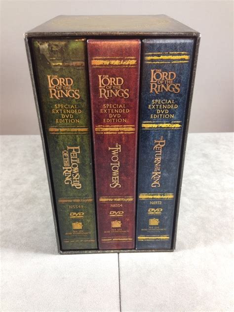 Sold Lord Of The Rings Trilogy Dvd Box Set Special Extended Edition