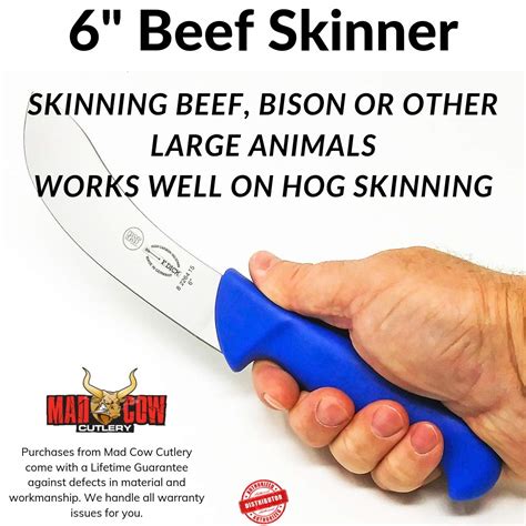 buy f dick ergogrip 6 inch beef skinner with diammark dual action knife sharpener high carbon