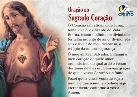 Cristo Minha Certeza OraÇÃo Ao Sagrado CoraÇÃo De Jesus