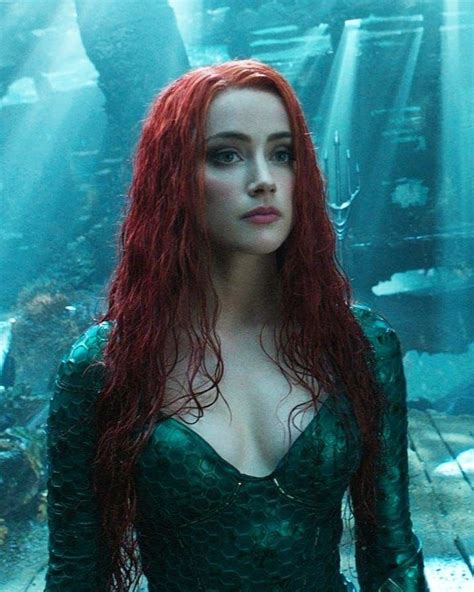 Amber Heard Amber Herd Amber Heard Style Aquaman Aquaman Film Red Lace Front Wig