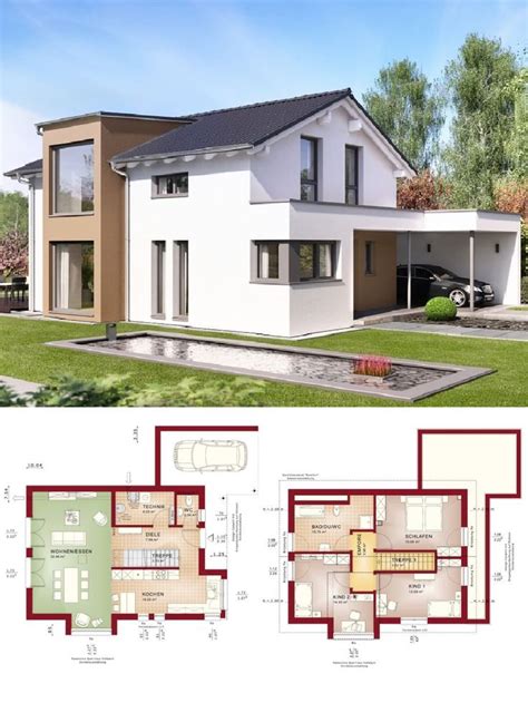 Bauen sie selbst, dann wählen sie haus und ausstattung, wie sie ihnen gefällt. Einfamilienhaus modern mit Satteldach Architektur & Design ...
