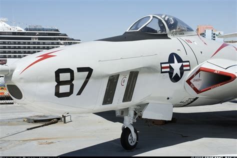 Grumman F9f 8p Cougar Usa Navy Aviation Photo 2617899