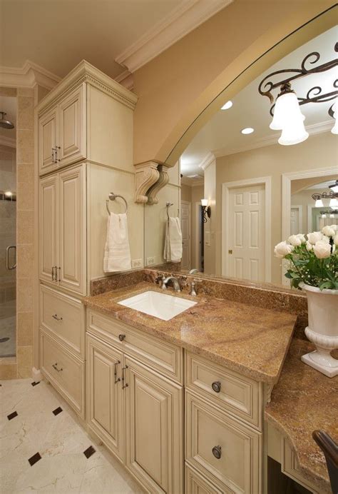 Bathroom vanity and linen closet combo | roselawnlutheran. Old World Elegance - traditional - bathroom - dc metro ...