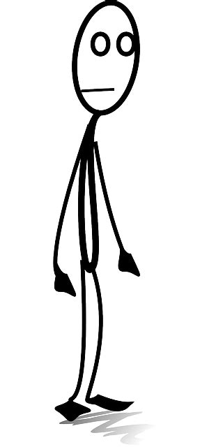 Stick Man People Standing · Free Vector Graphic On Pixabay