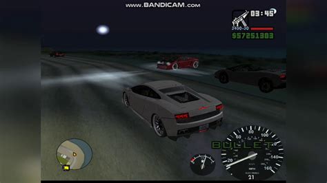 Gta San Andreas Fastest Cars Drive Throughpart 1 Youtube