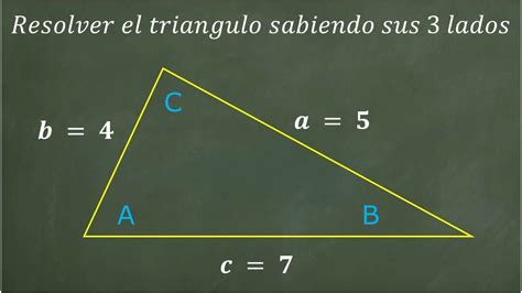 Como Calcular Los Ángulos De Un Triángulo Dados Sabiendo Conociendo Sus