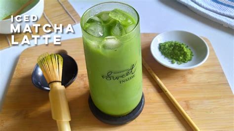 Iced Matcha Latte At Home Non Dairy And Healthy Matcha Drink Home