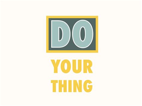 Do Your Thing By Maru Lemon On Dribbble