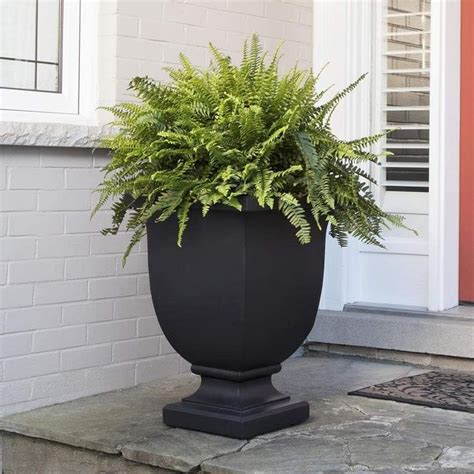 Mayne Modern Augusta 26 Inch Urn Planters - Indoor & Outdoor | Tall