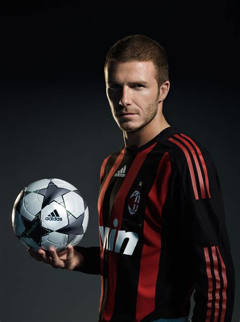 David Beckham Ac Milan Photoshoot 2008 Soccer Poses David