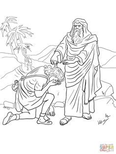 Day 1 Samuel Anoints David coloring page with memory verse found in 1