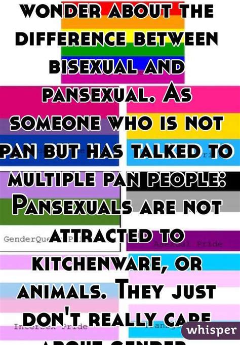 Whats The Difference Between Bi And Pan Difference Between Bi Sexual And Pan Sexual Difference