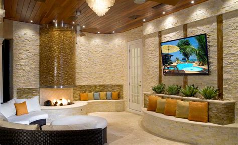 Natural Stone Feature Wall Stacked Stone Veneer Feature Wall