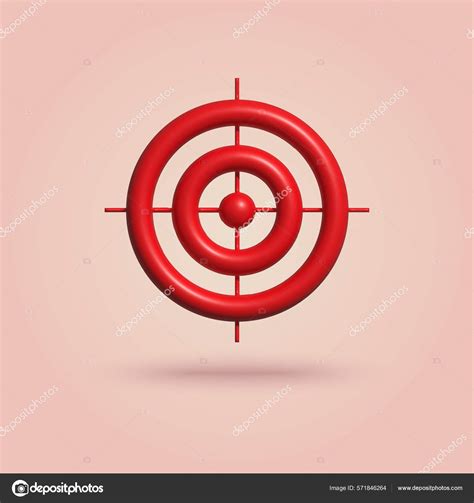 Red Target Sign Vector Illustration Stock Vector By ©azfree 571846264