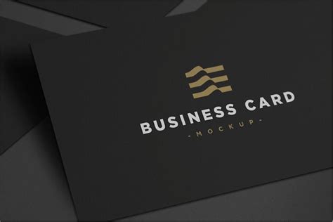 Download Black Business Card Mockup - Masa Design